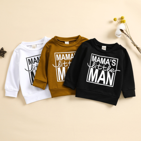 Brown Coat Newborn Baby Girl Alphabet Top Tshirt - Image 5