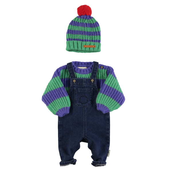 BABY DUNGAREES INAVY DENIM - Image 3