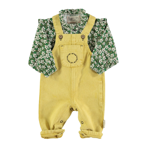 BABY DUNGAREES YELLOW MUSTARD - Image 5